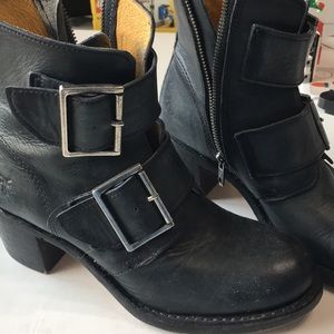 Frye Sabrina Double Buckle Boots